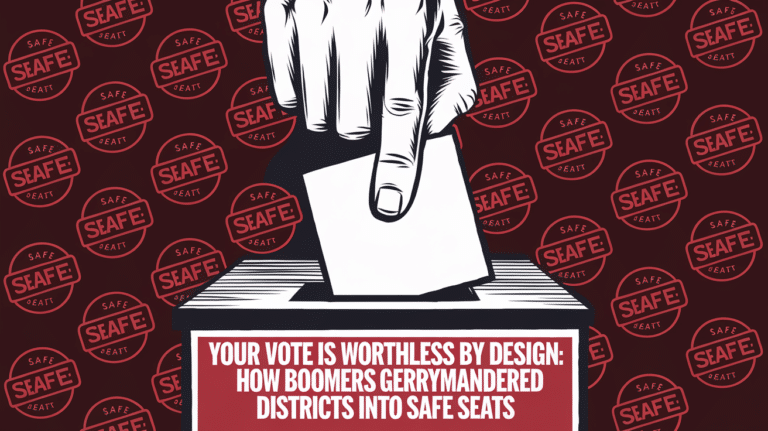 Your Vote Is Worthless By Design: How Boomers Gerrymandered Districts Into Safe Seats