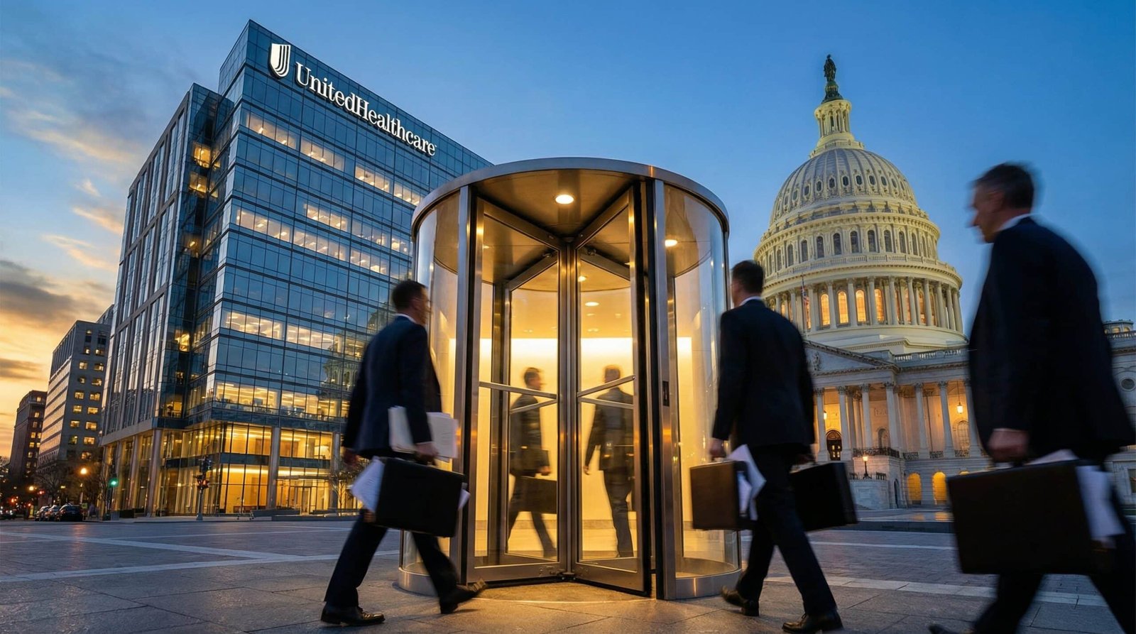 AARP UnitedHealthcare revolving door regulatory capture between insurance industry and Capitol