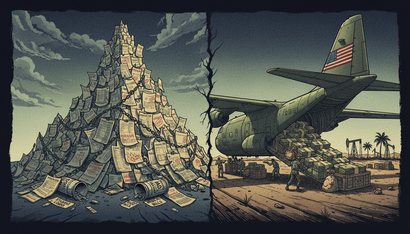 Board of Peace spending priorities - student debt vs overseas cash shipments