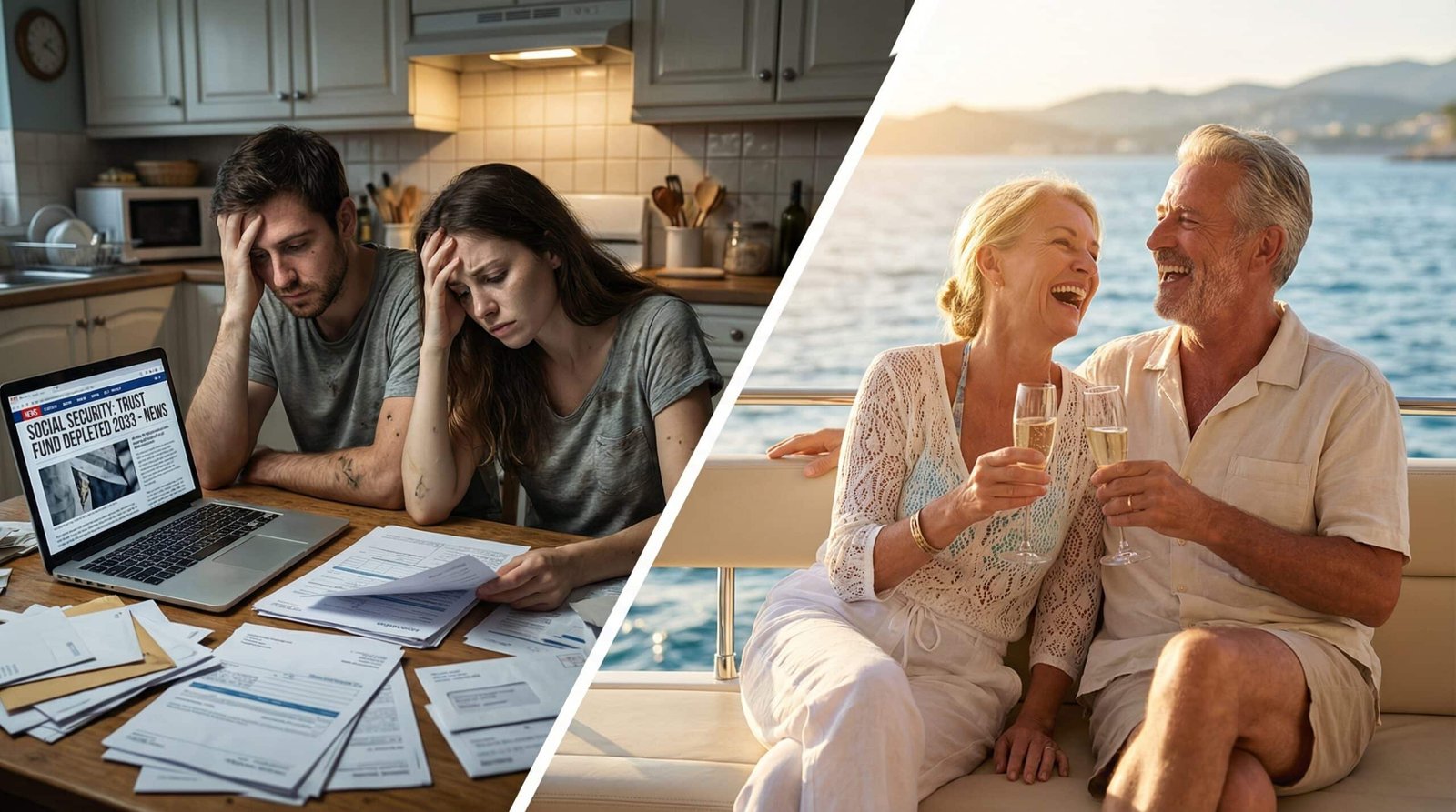 Millennials facing Social Security insolvency while wealthy boomers enjoy retirement — generational inequality