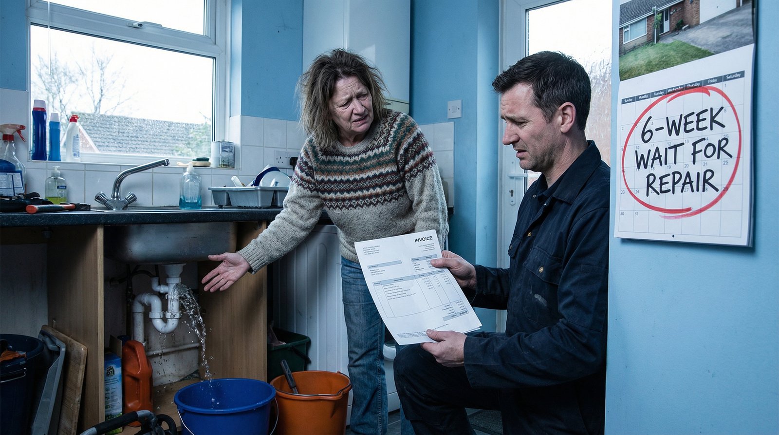 Homeowner receives expensive plumber invoice amid 550000 plumber shortage in America