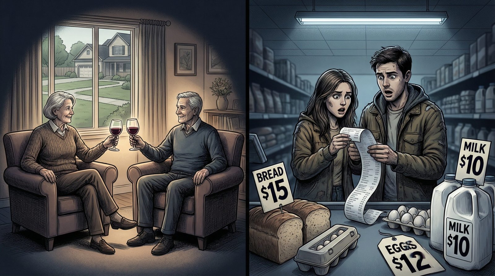 Generational divide in tariff impact boomers vs millennials SCOTUS tariff ruling grocery prices