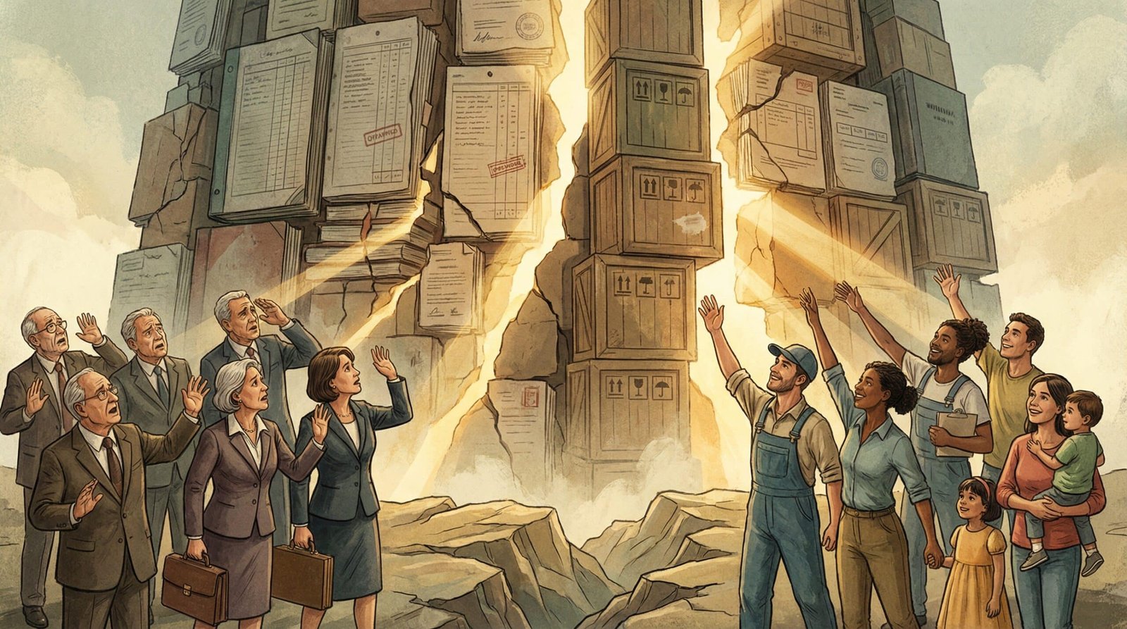 Tariff wall crumbling young workers reach toward economic relief after SCOTUS ruling