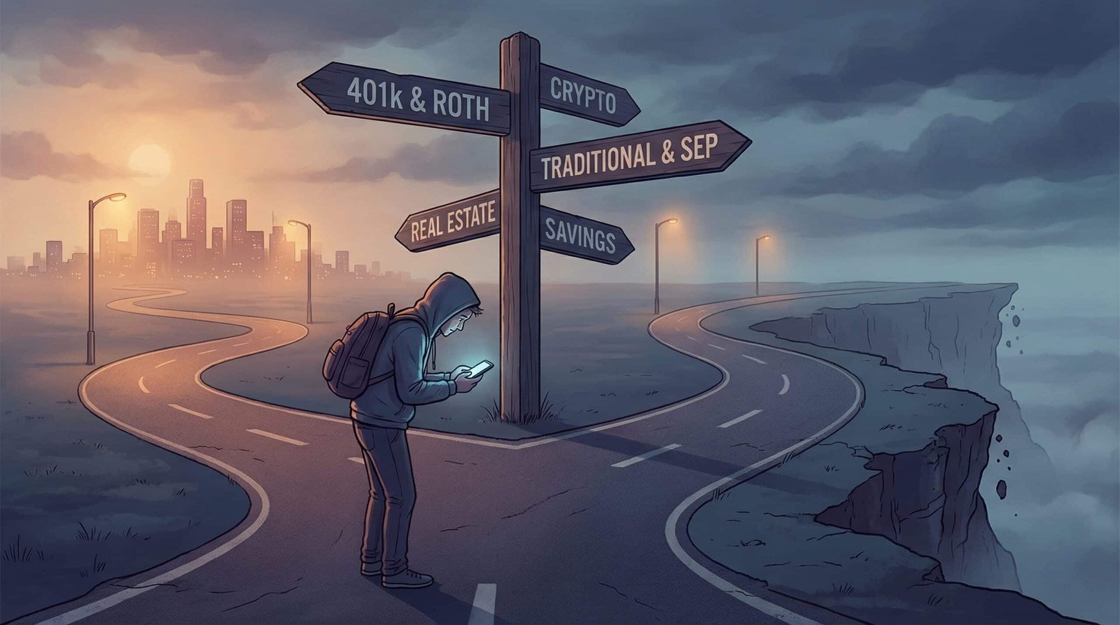 millennial worker at financial crossroads 401k rollover roth conversion penalty-free alternatives after layoff