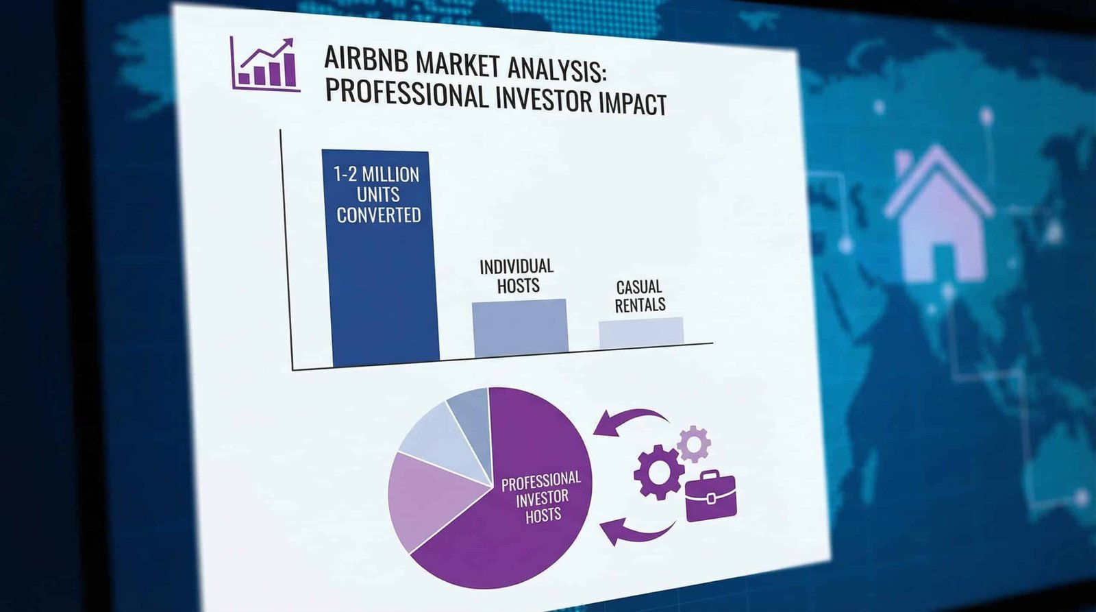 Airbnb housing market share 1-2 million units