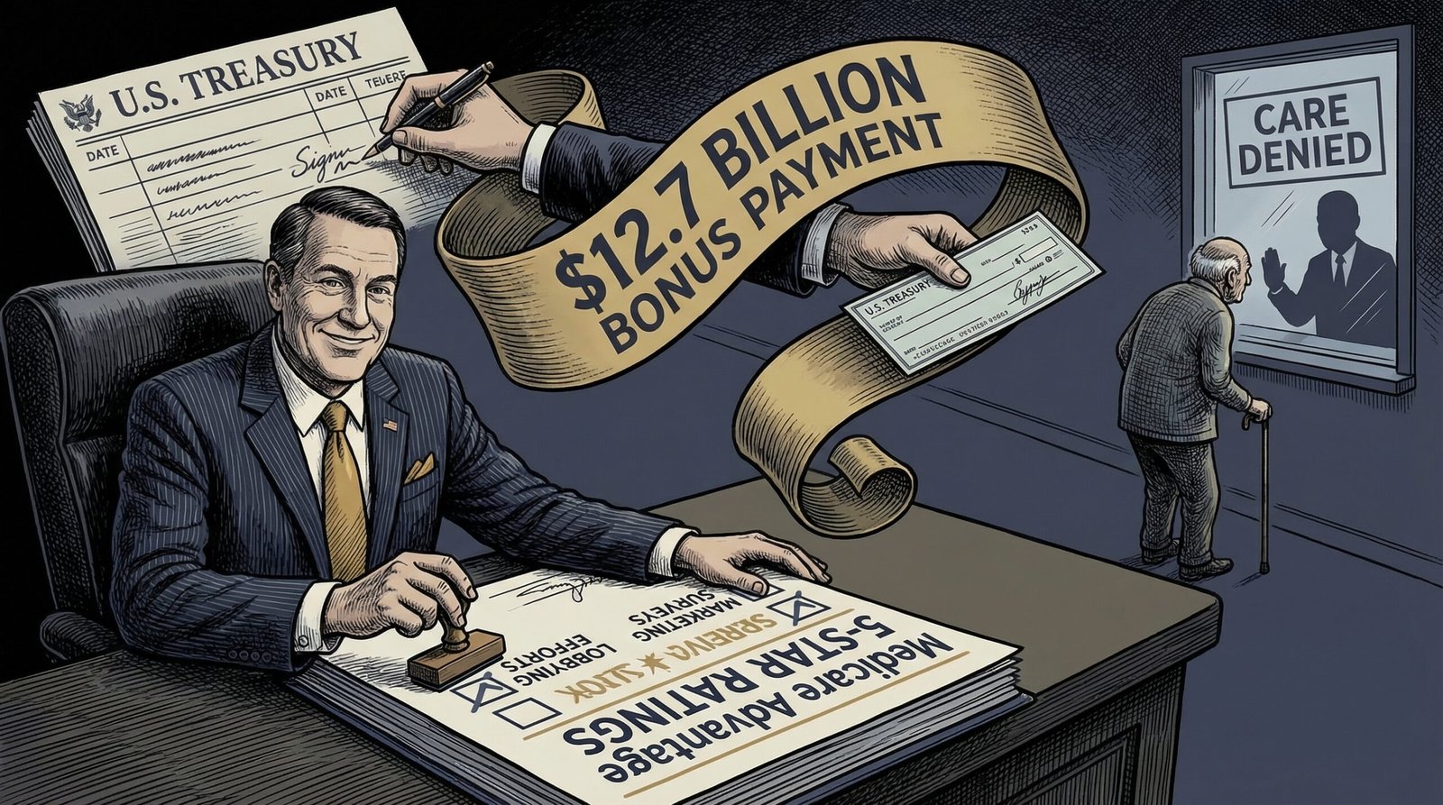 Medicare Advantage star ratings gaming $12.7 billion quality bonus payments manipulation 2025 gaming federal payments