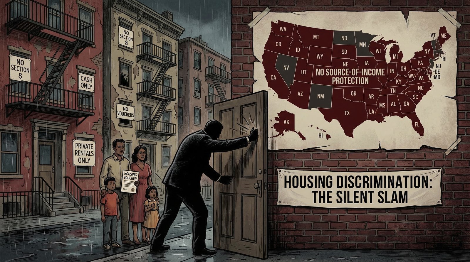 Landlord refusing to accept Section 8 housing vouchers from a low-income family