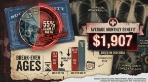social security claiming age 55 percent claim at 62 break-even age 78 79 years old
