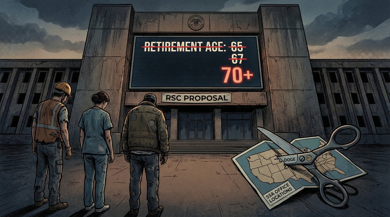 Republican Study Committee proposal raise Social Security retirement age to 70 physically demanding workers