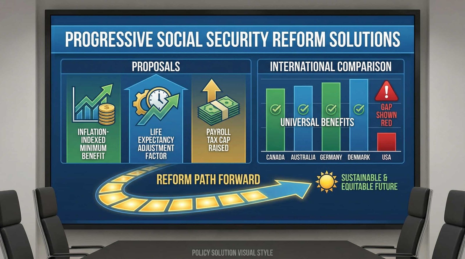 solution progressive social security reform inflation-indexed minimum benefit wealth redistribution