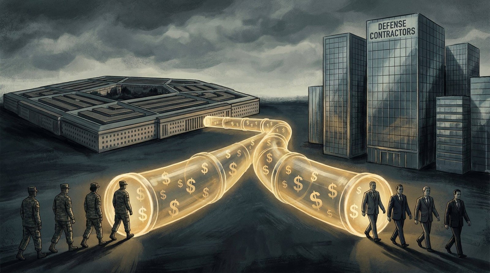 Pentagon generals becoming defense contractor executives military industrial complex revolving door