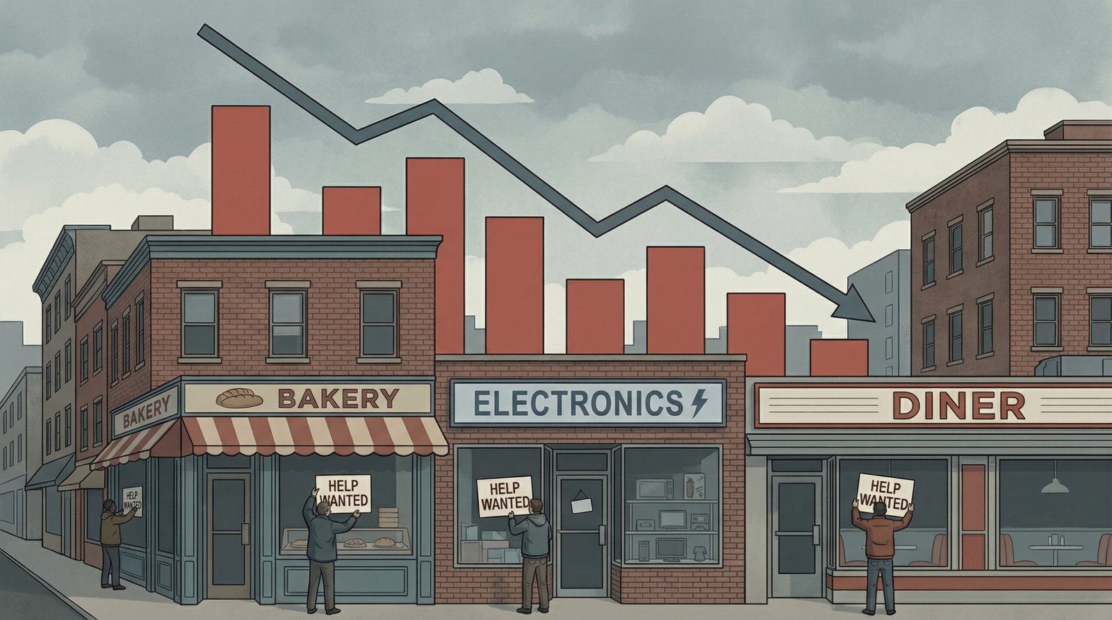 February 2026 jobs report job losses chart employment decline United States