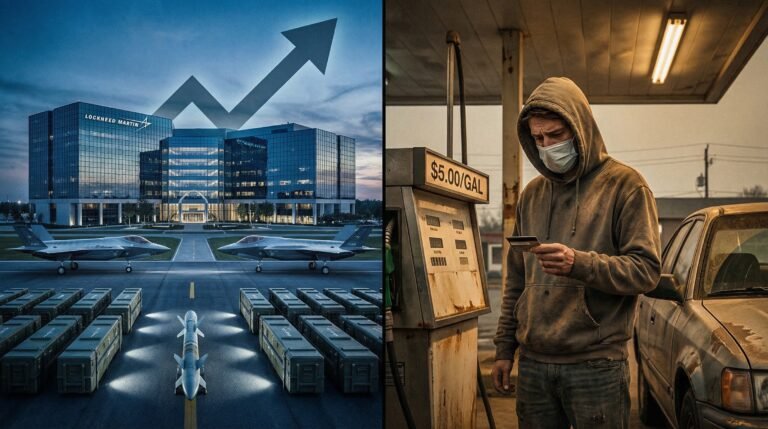 Iran war winners and losers defense contractors profit while workers pay gas prices and 401k losses