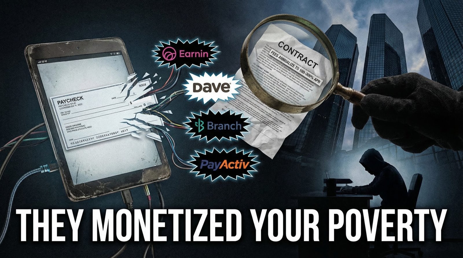 earned wage access predatory paycheck advance apps siphoning worker wages before payday annualized 300 percent APR fees