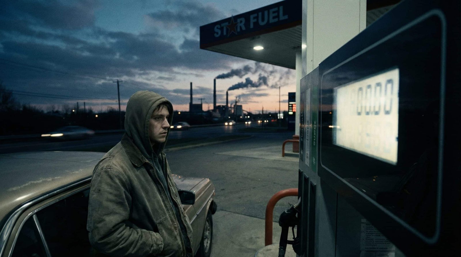 Young American shocked by gas pump price surge after Iran war Hormuz closure