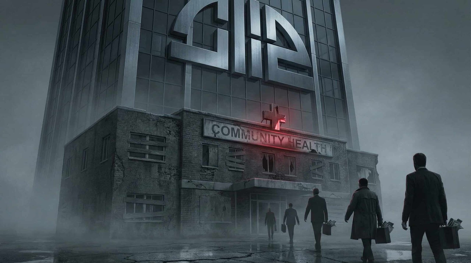 Private equity firm towers over community hospital as executives carry cash — private equity hospital buyouts crisis