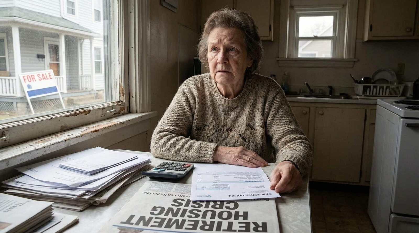 Elderly homeowner property tax burden fixed income retirement