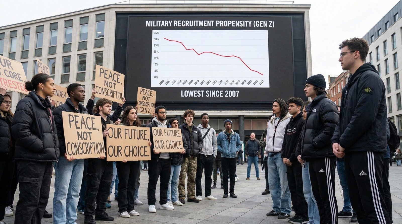 Gen Z refusing military