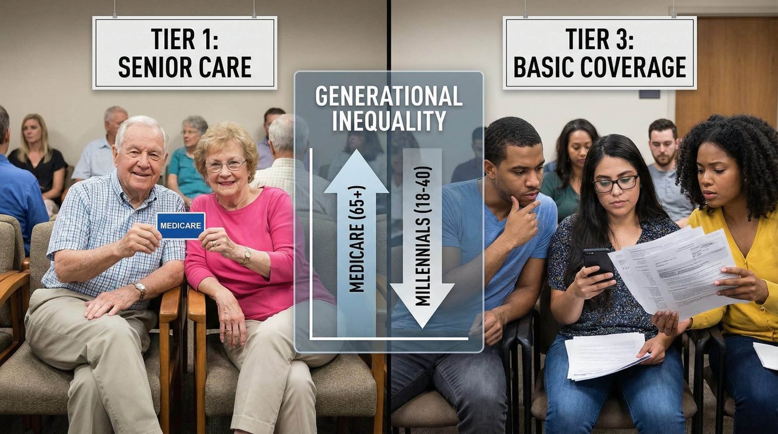 Generational inequality healthcare insurance