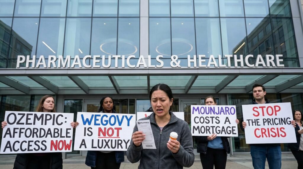 GLP-1 drugs expensive pricing Ozempic Wegovy Mounjaro cost burden