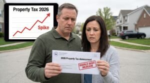 Property tax assessment spike 2026 homeowners double-digit increase
