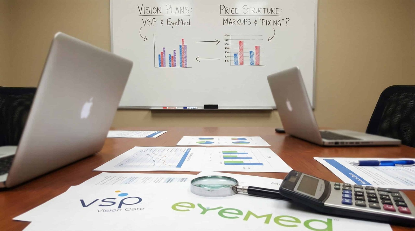 Vision insurance discount plan markups