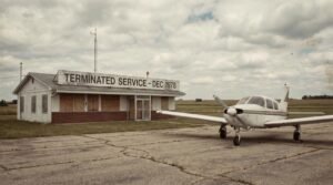 Regional airline deregulation 1978 collapse small towns aviation
