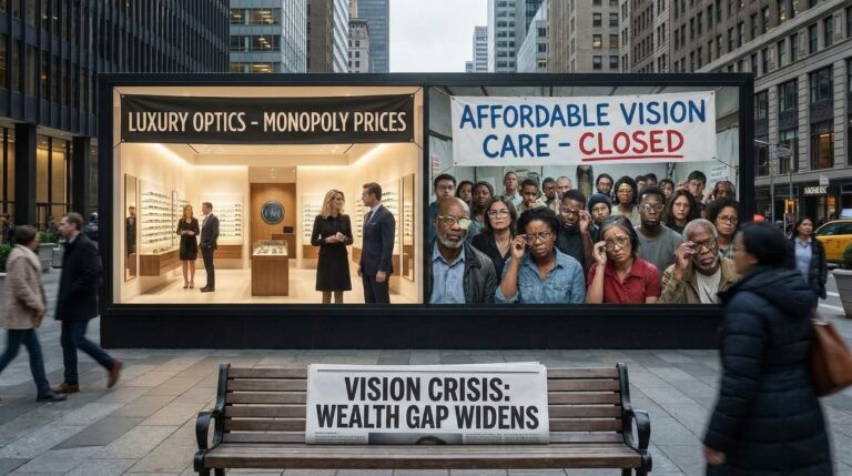 Vision care crisis expensive eyeglasses